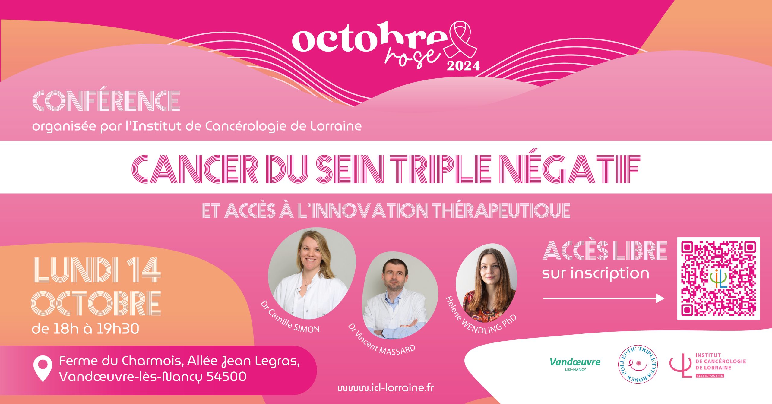 Conférence “Le cancer du sein triple négatif et accès à l’innovation thérapeutique”